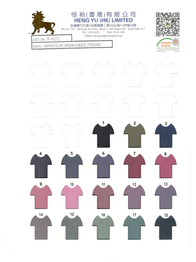 Colour Card #W19272